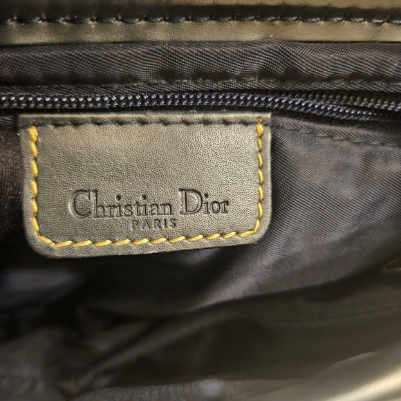 Vintage Dior Saddle Bag John Galliano Era Oblique Canvas - Picture 6 of 16